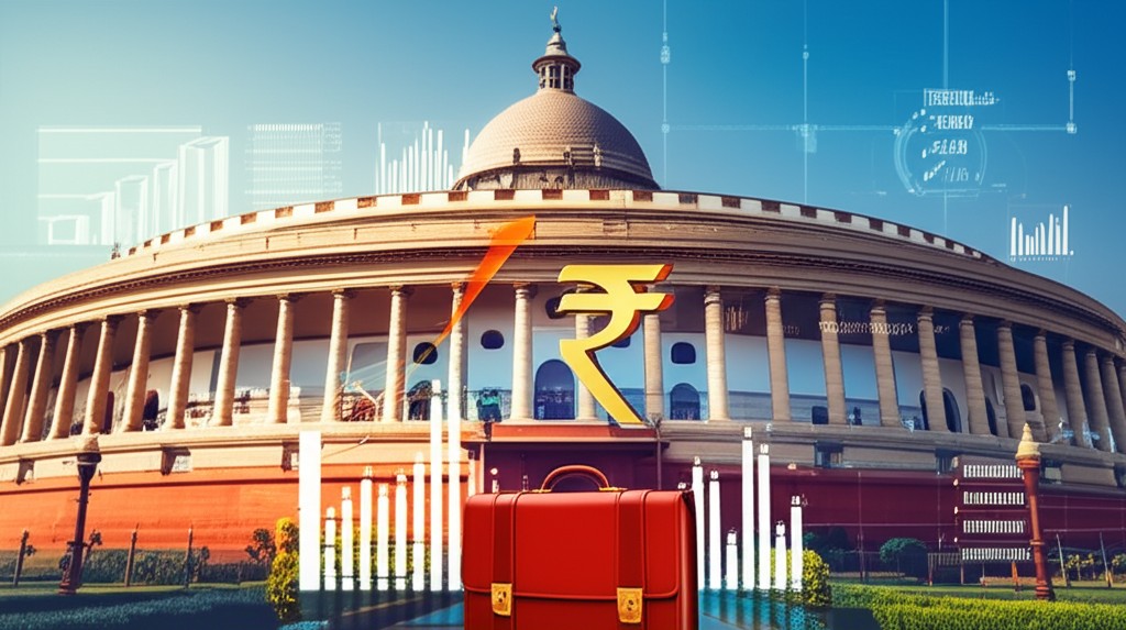 Finance Minister Nirmala Sitharaman presenting Union Budget 2026-27 in Parliament